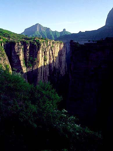 峡谷 摄影 高原的风