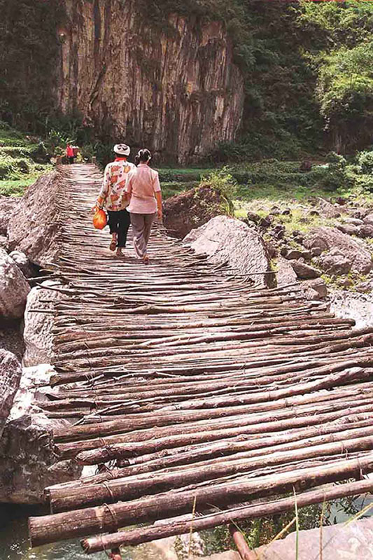 故乡的桥 摄影 山峡挑夫