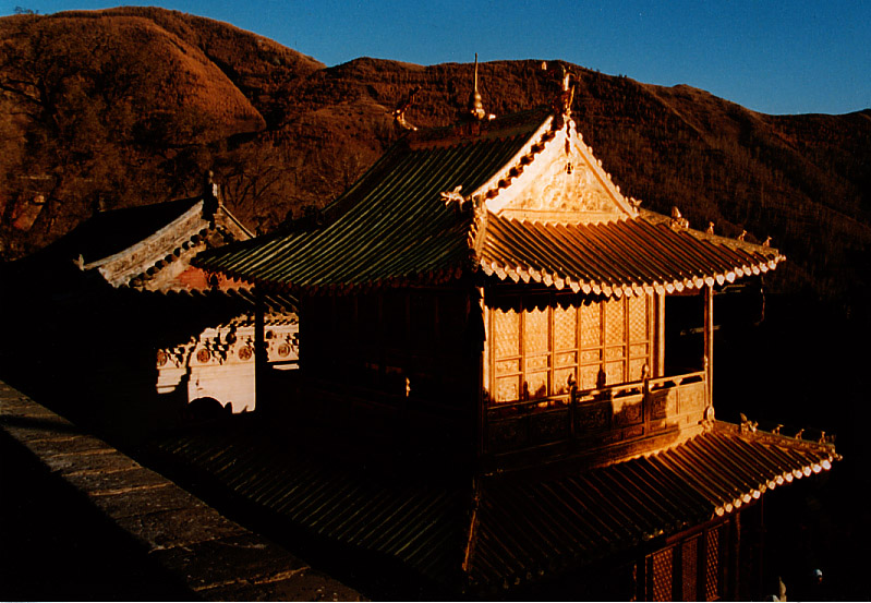 夕照金阁寺（五台山） 摄影 zzzgy