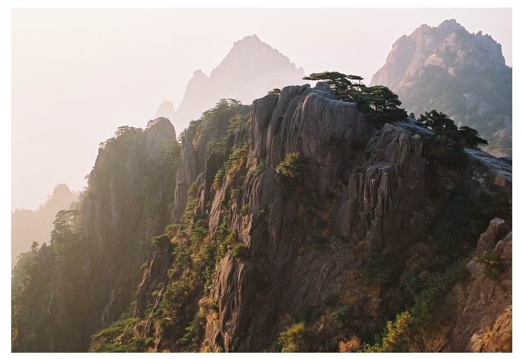 黄山风光 摄影 水中望月