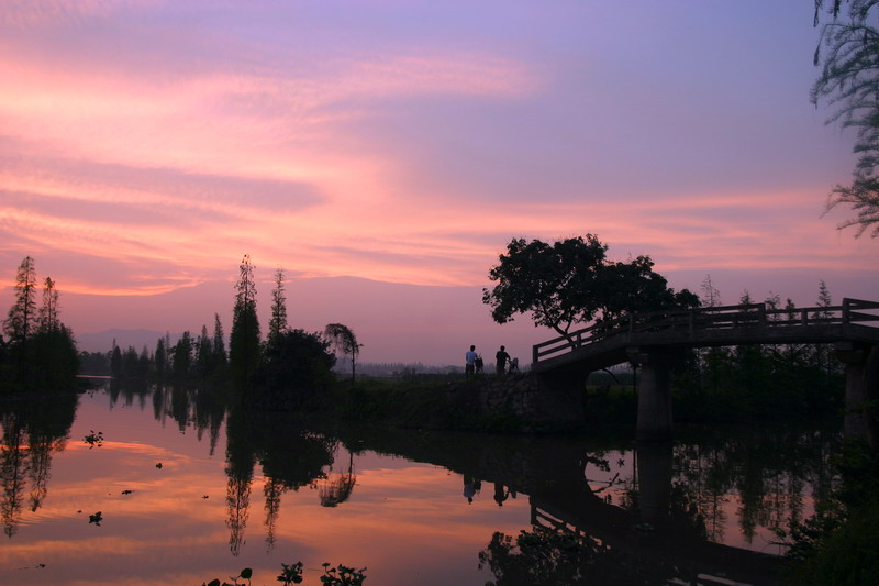 夕阳晚归 摄影 江行