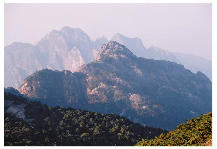 黄山风光 摄影 水中望月