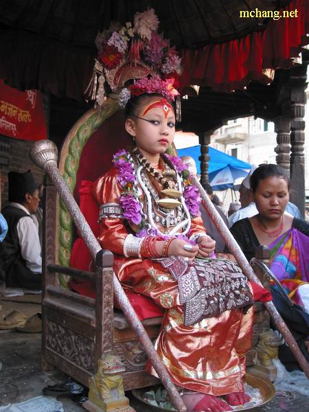 尼泊尔小神女Kumari 摄影 changhg