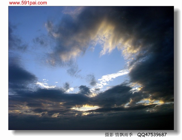 天空 摄影 情飘雨季