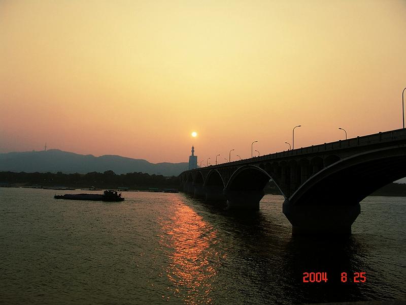 余晖映湘江 摄影 基地英雄