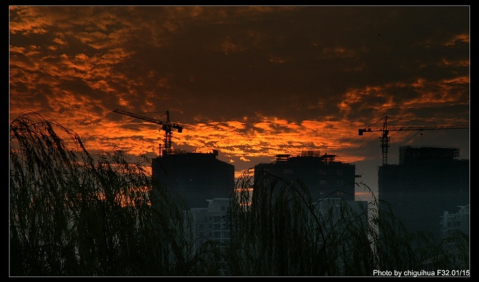 夕阳西下 摄影 东河