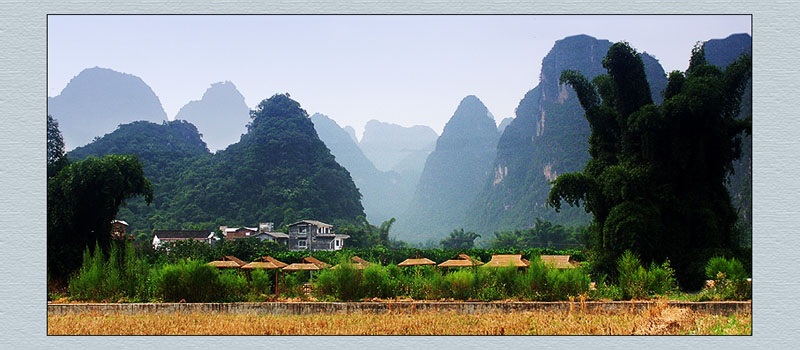 遇龙河边的山乡小景 摄影 广州肥佬