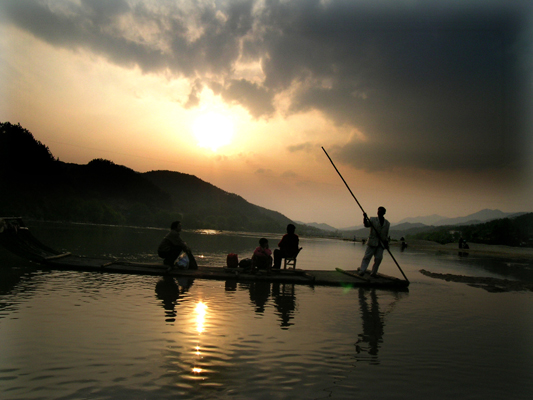 野渡夕阳 摄影 探寻者