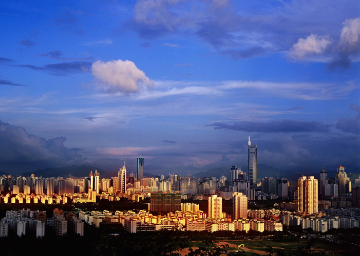 深圳雨后的傍晚 摄影 久摄之图