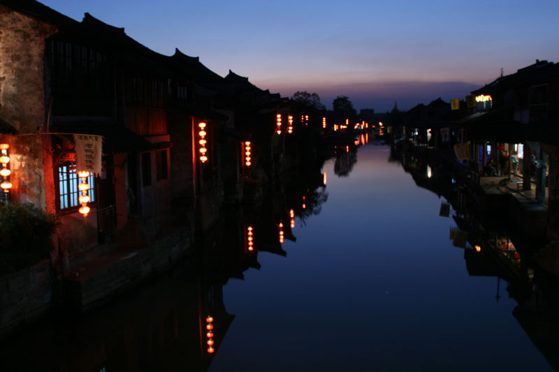 寂静古镇夜 摄影 极度风色