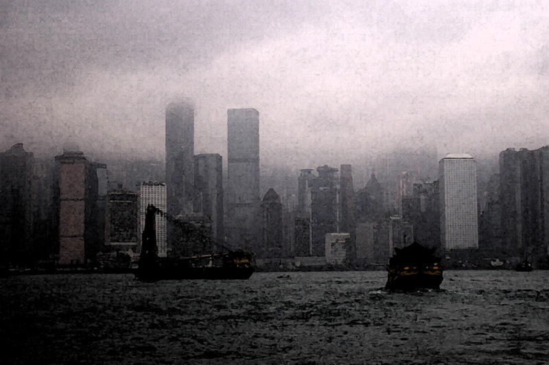 雨中香港的印象 摄影 xunw