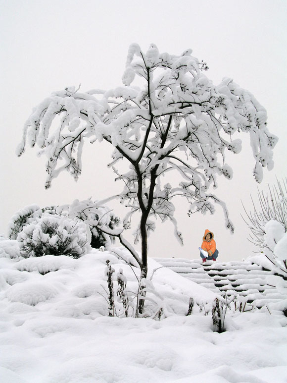 初雪＊小孩 摄影 syrbtmy