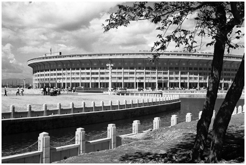 1959年北京工人体育场外景 摄影 szhh