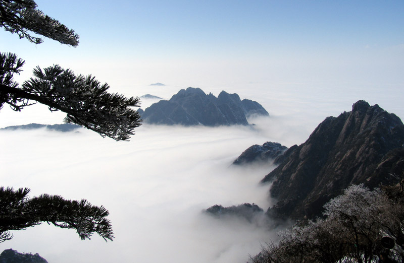 江山如画（黄山云海之四） 摄影 丁波