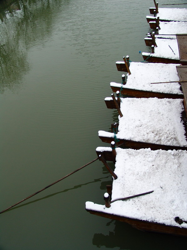 船头春雪 摄影 利泽