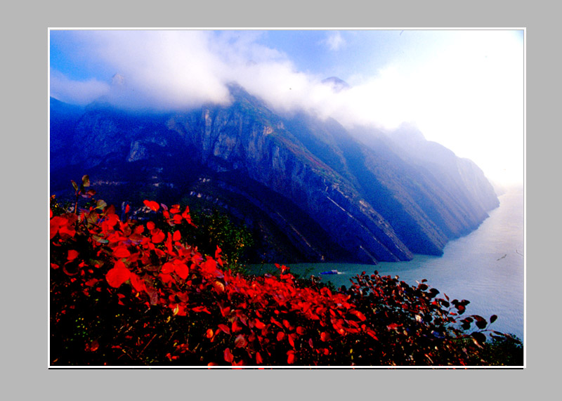 巫峡秋韵 摄影 三峡根雕