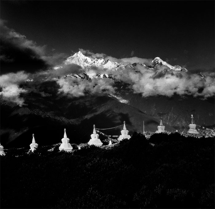 黑白梅里雪山 摄影 老爷子