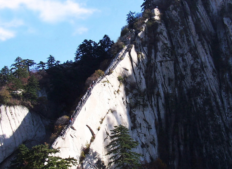 艰险惊魂（华山1） 摄影 YBS283