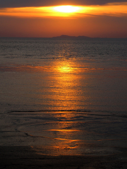 海边夕照图之二 摄影 xie