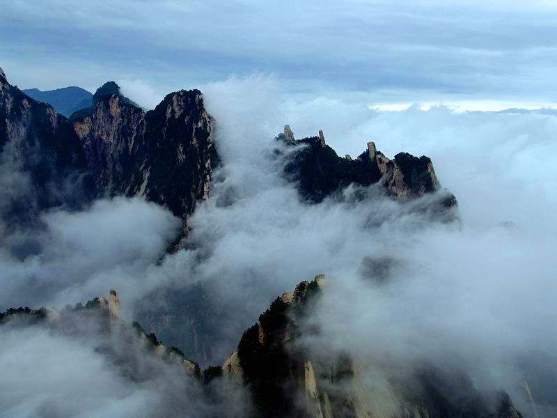 雾中华山 摄影 闲情逸致