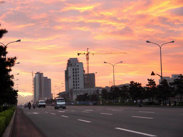 都市晚霞 摄影 天民