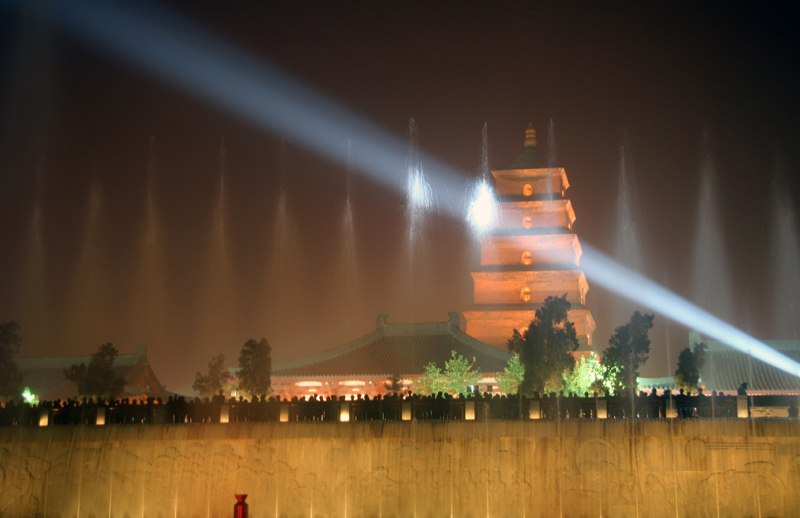 大雁塔夜景 摄影 山夫zzh