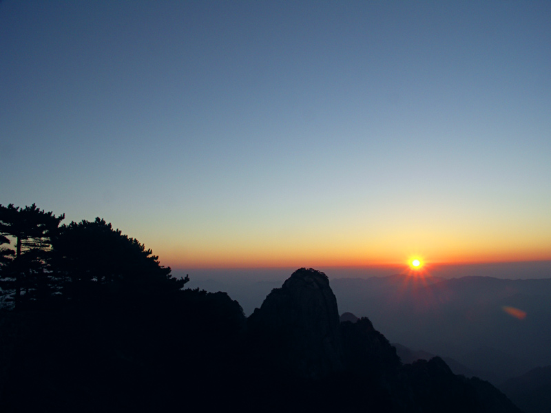 黄山日出 摄影 川粤者