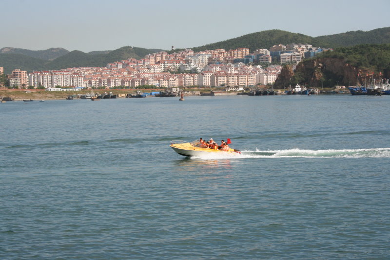 海上飞艇 摄影 土家汉子