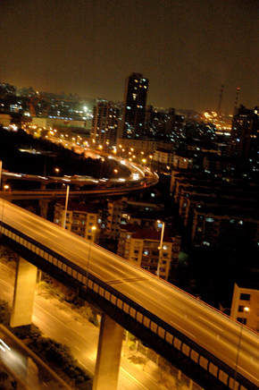 高架夜色 摄影 烟雨＊江南