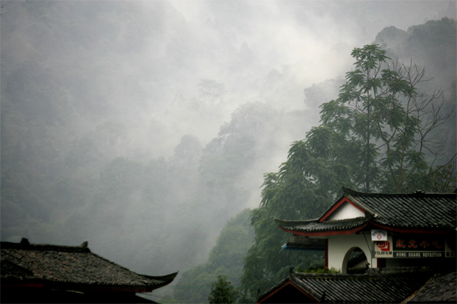 雨中峨眉 摄影 觉清