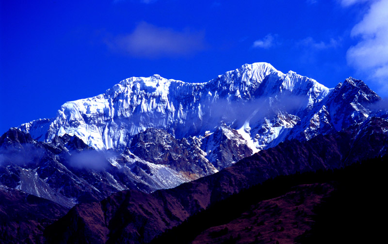 雪山 摄影 天府土人