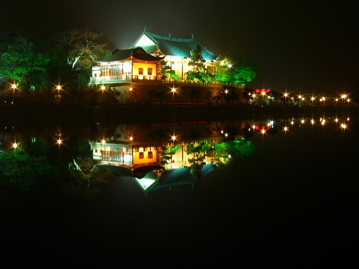 古琴台夜景 摄影 shuc