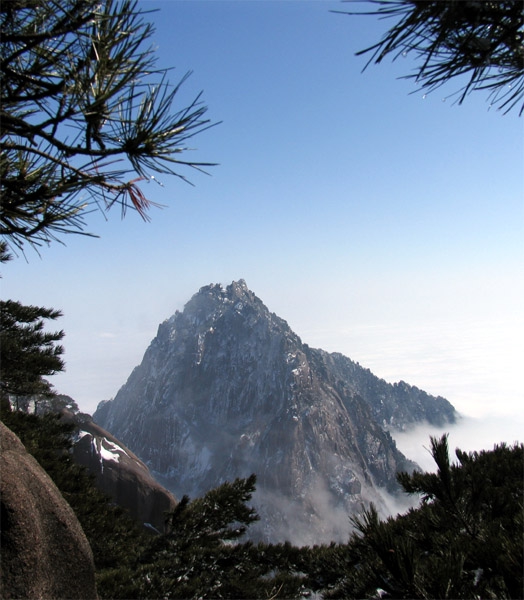 2006年黄山第一场雪 摄影 丁波