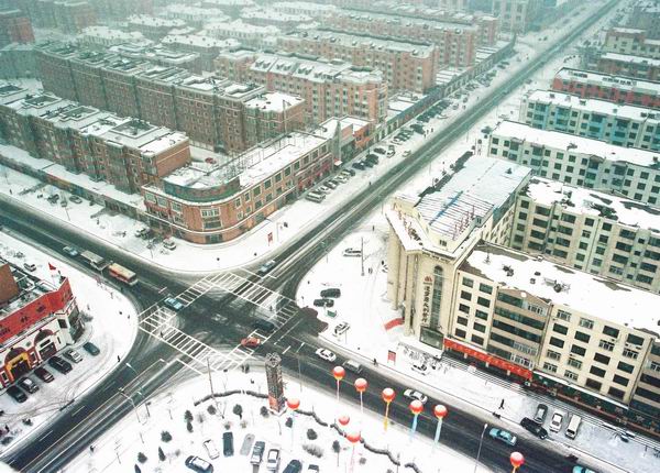 雪后的城市 摄影 叶飞