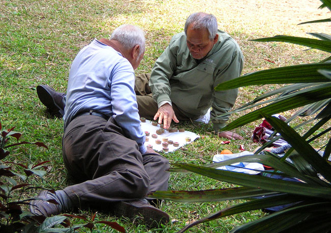 棋逢对手 摄影 甘田