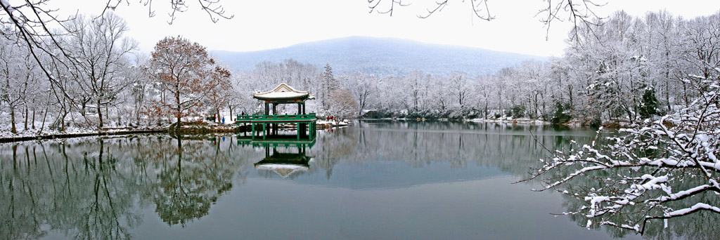 水榭春雪－2 摄影 拍得乐