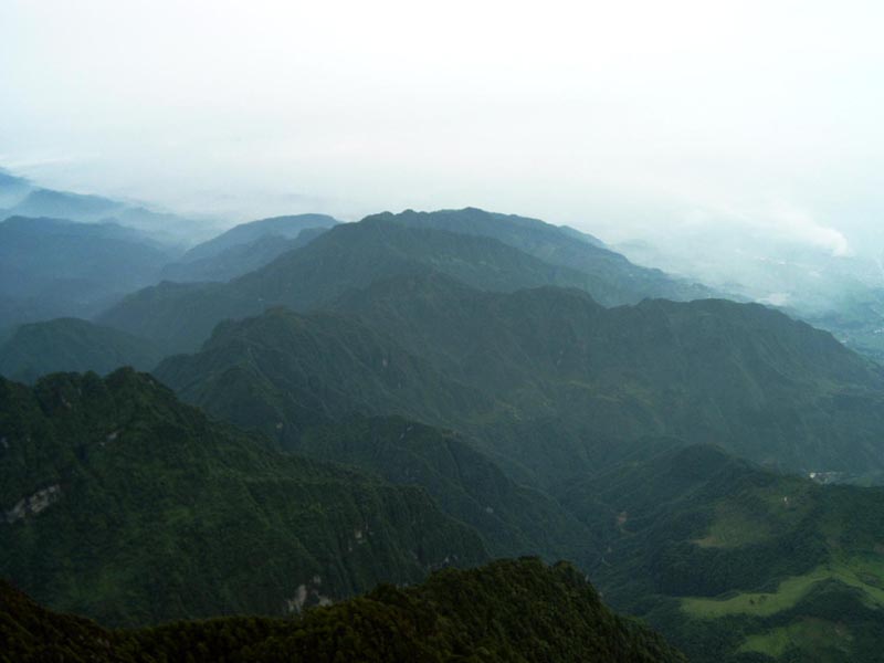 一览众山小 摄影 江山多娇