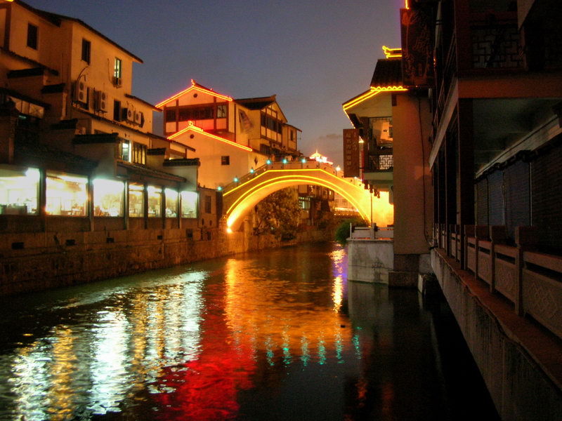 古运河夜景 摄影 咸鱼翻身