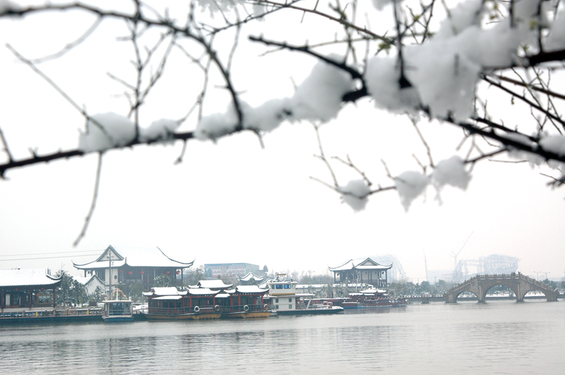 江南春雪. 摄影 老王