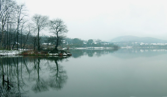 春雪染西湖 摄影 quhong