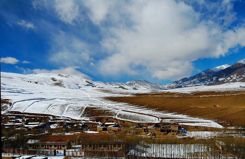 祁连山雪景 摄影 脱脱丞相