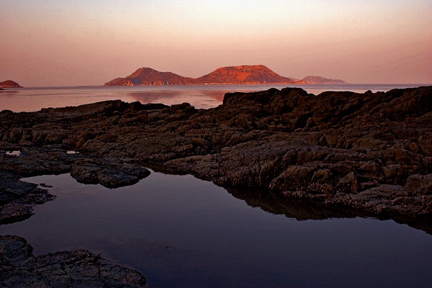 近海夕照 摄影 红楼废墟