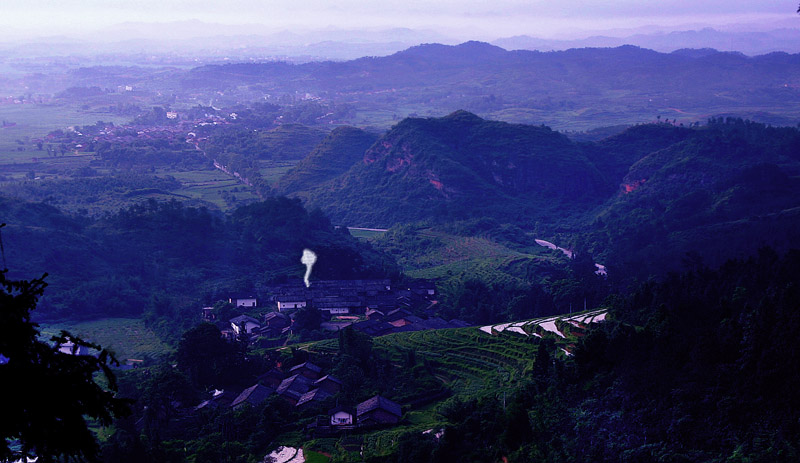 山村早晨 摄影 古城新人