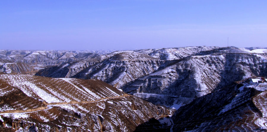 雪景 摄影 陕北老农民