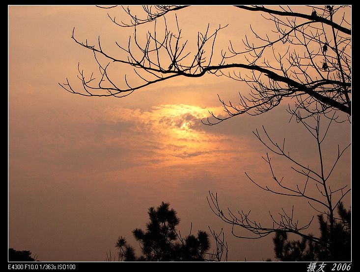 咸宁香吾山夕照 摄影 yakexi