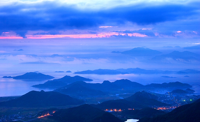 渔乡朝霞 摄影 红楼废墟