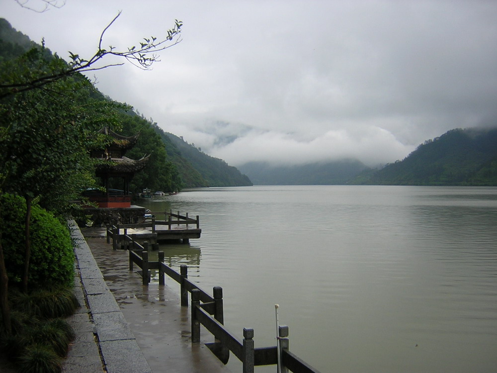 烟雨富春江 摄影 果子拍