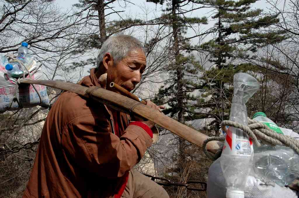 华山挑山工 摄影 核心