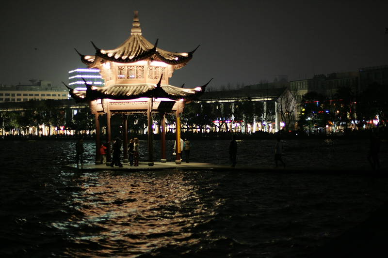 西湖夜景 摄影 jieyisun