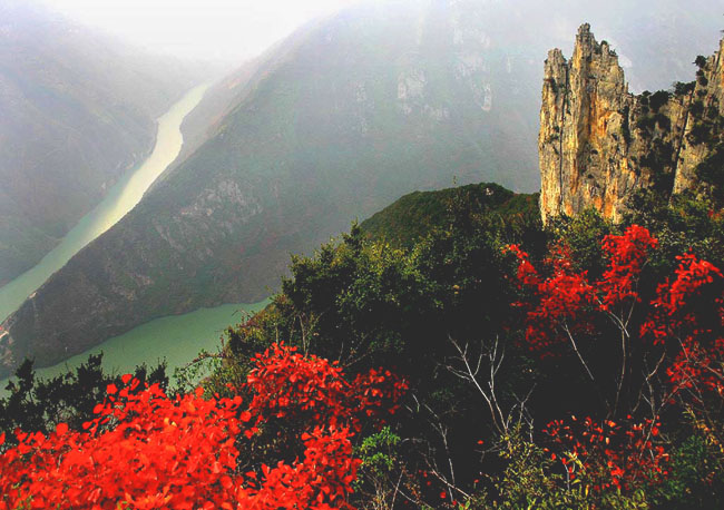 神女风光在险峰 摄影 巫峡江边人